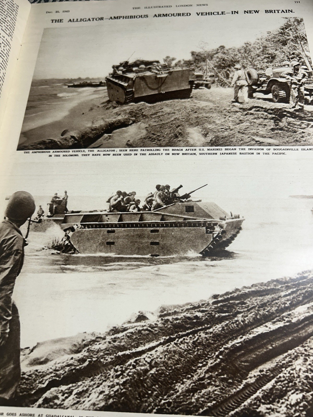THE ILLUSTRATED LONDON NEWS all 4 are from December 1943 LOTS of Pic & News WW2