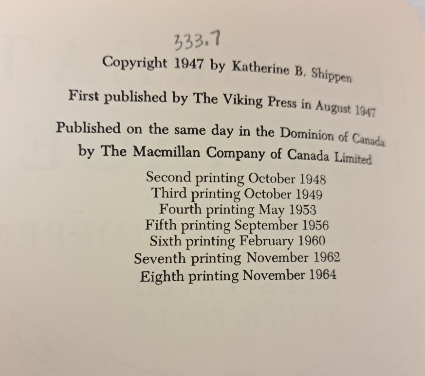 VINTAGE 1947 Edition-1964 Print-The Great Heritage Katherine Shippen. A26