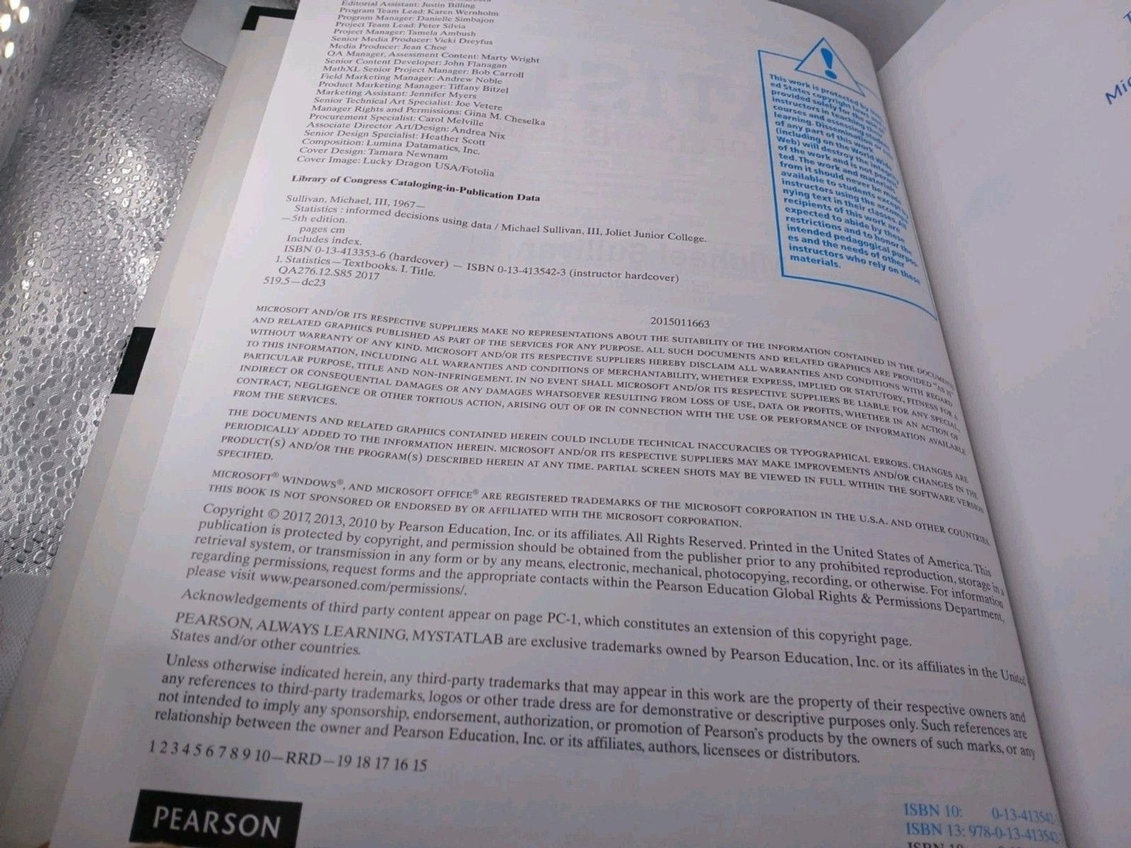 Statistics : Informed Decisions Using Data by Michael Sullivan III Hardcover 5e