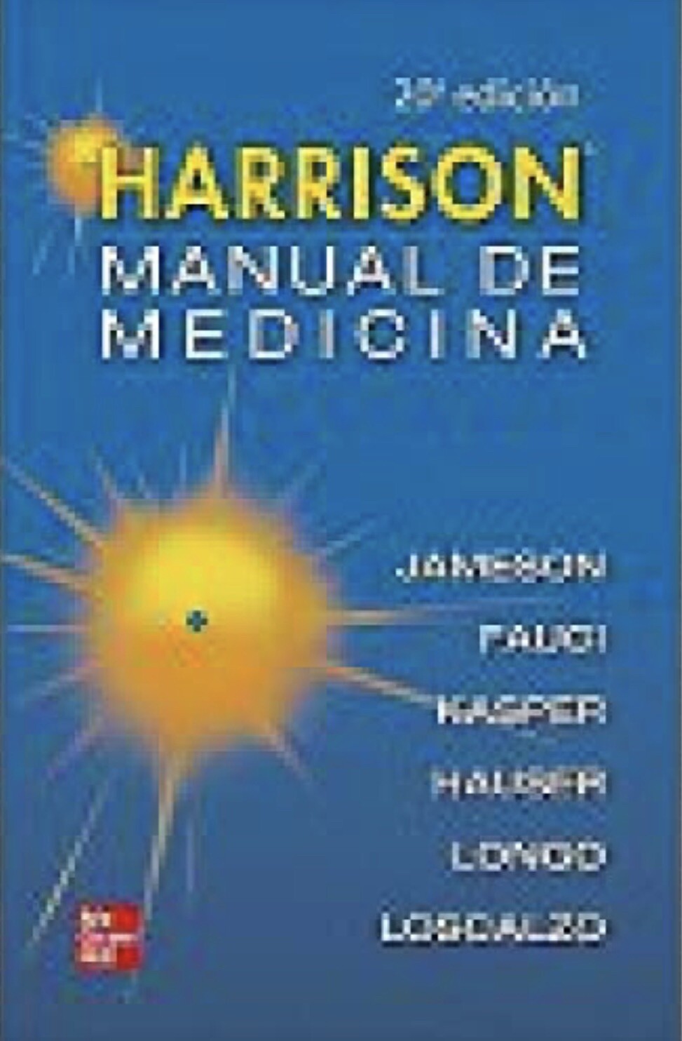 Harrisons Manual de Medicina, 20th Edition – Paperback By Longo, Dan -NEW