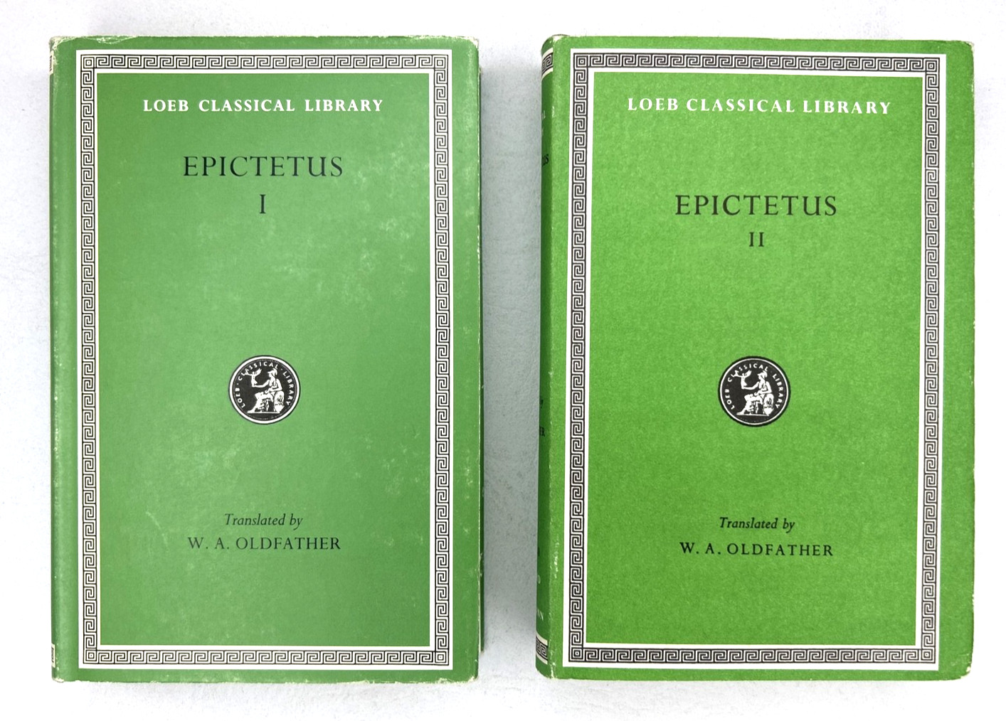 Epictetus Discourses Reported by Arrian Loeb Classical Library Vol I II Set 2