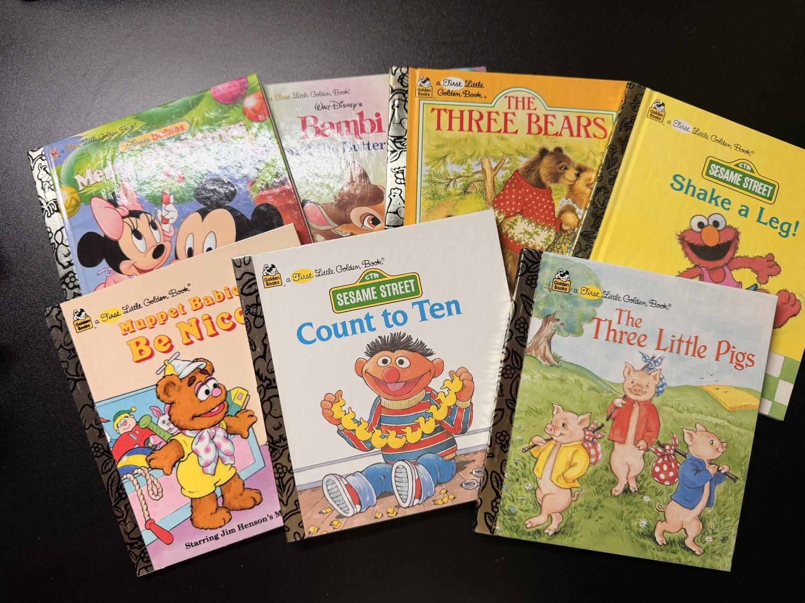 Lot of (7) Vintage Original Little Golden Books—All First « A » Editions 1949-1950