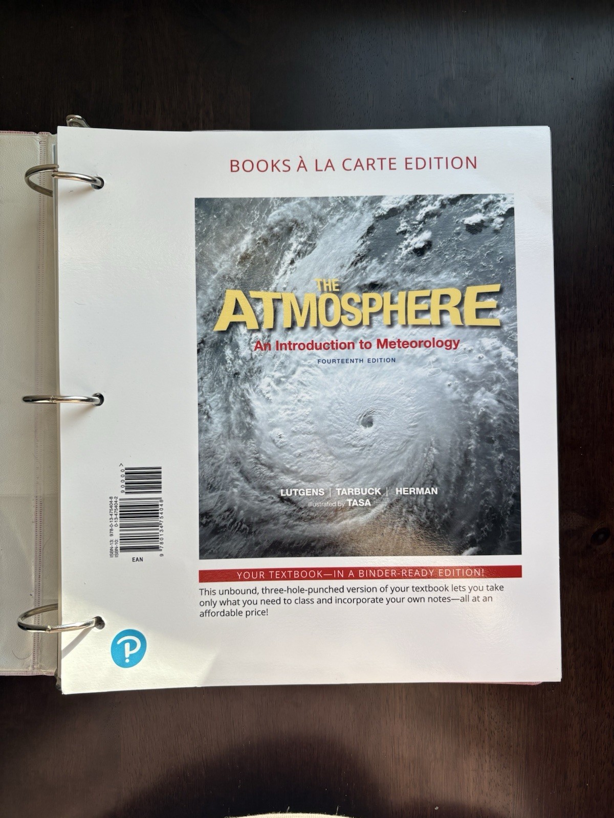 Atmosphere : An Introduction to Meteorology (2018, Ringbound
