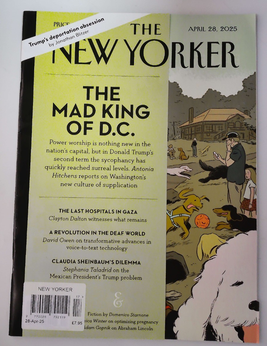 The New Yorker magazine 28th April 2025 Voice-to-text, Last hospitals in Gaza