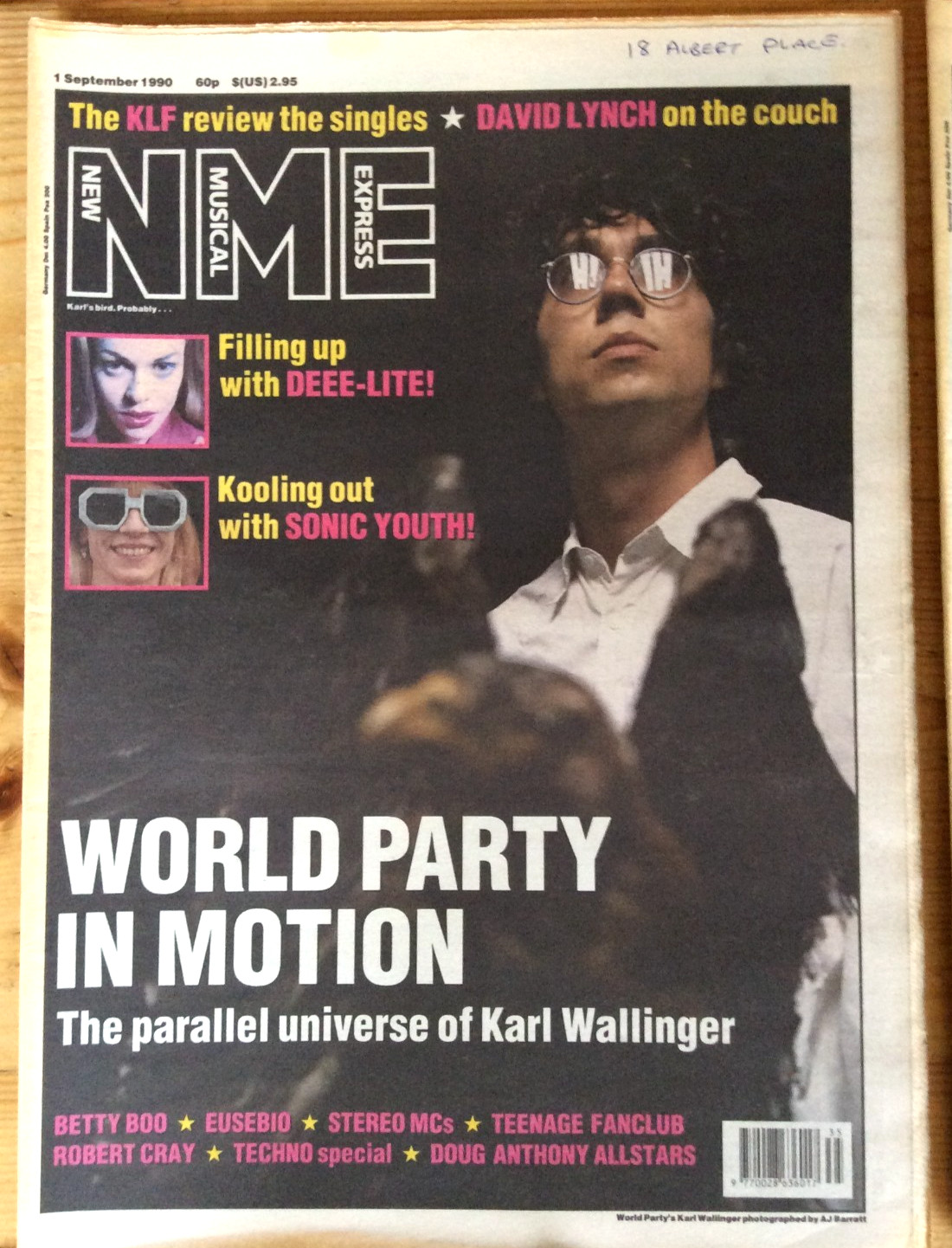 NME. New Musical Express Magazines. September 1990. 5 issues Three with Posters