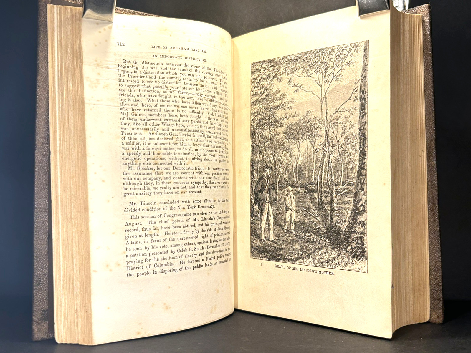 ABRAHAM LINCOLN by Barrett HISTORY Americana CIVIL WAR Slavery ILLUSTRATED 1865