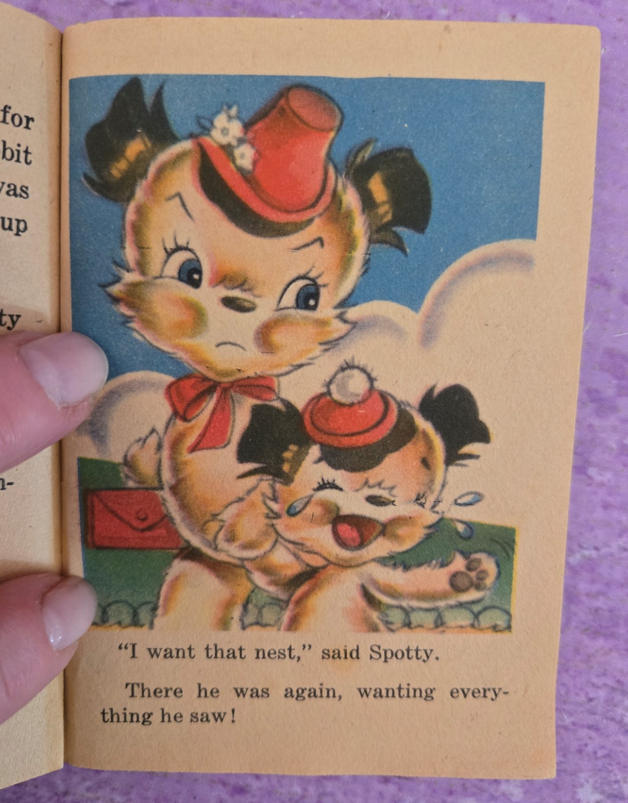 Vintage Miniature Childrens Mini Books Samuel Lowe Animals Illust 1940s LOT OF 8