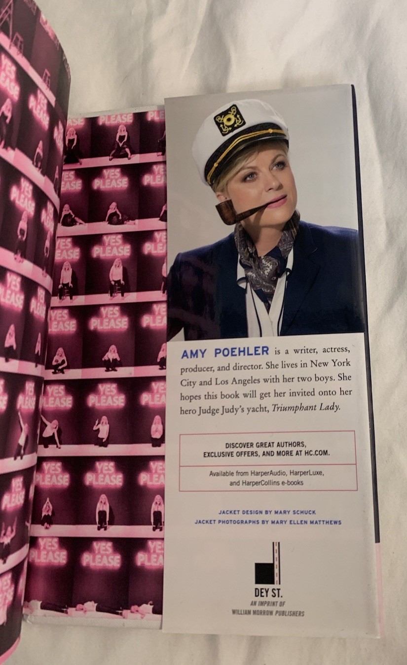 SIGNED Amy Poehler Yes Please First Edition 1st Printing 2014 Hardcover Book
