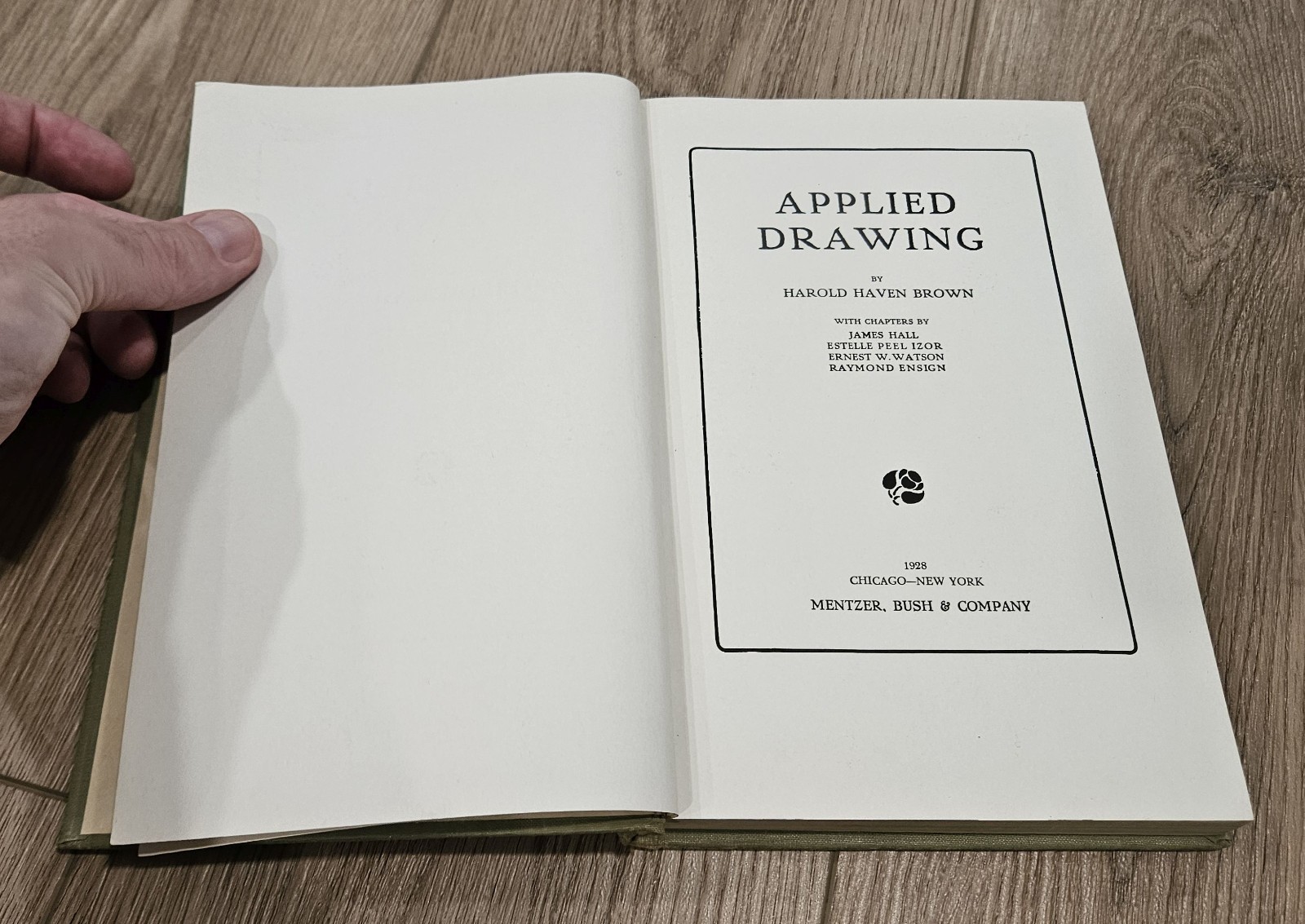 Applied Drawing Pictorial Decorative Mechanical 1928 by Harold Haven Illustrated