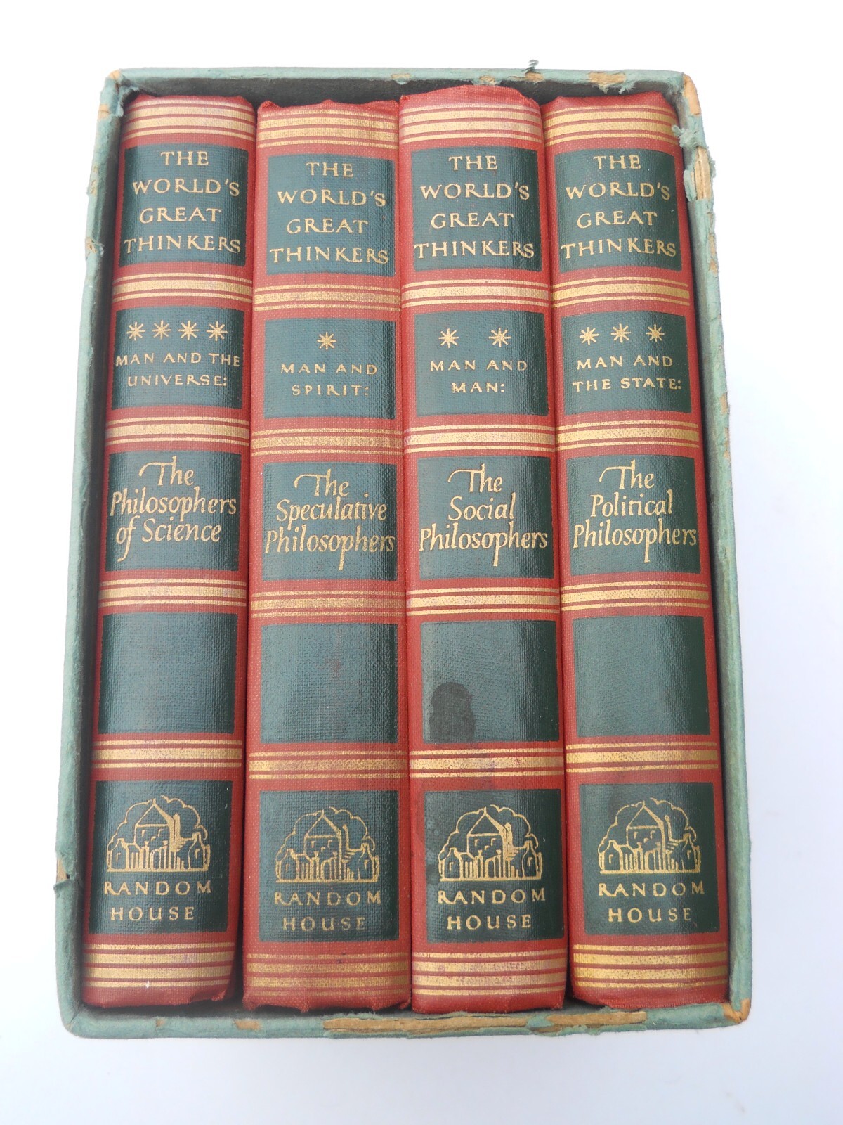 THE WORLD&rsquo;S GREAT THINKERS PHILOSOPHERS, 1974 FIRST PRINTING SET RANDOM HOUSE