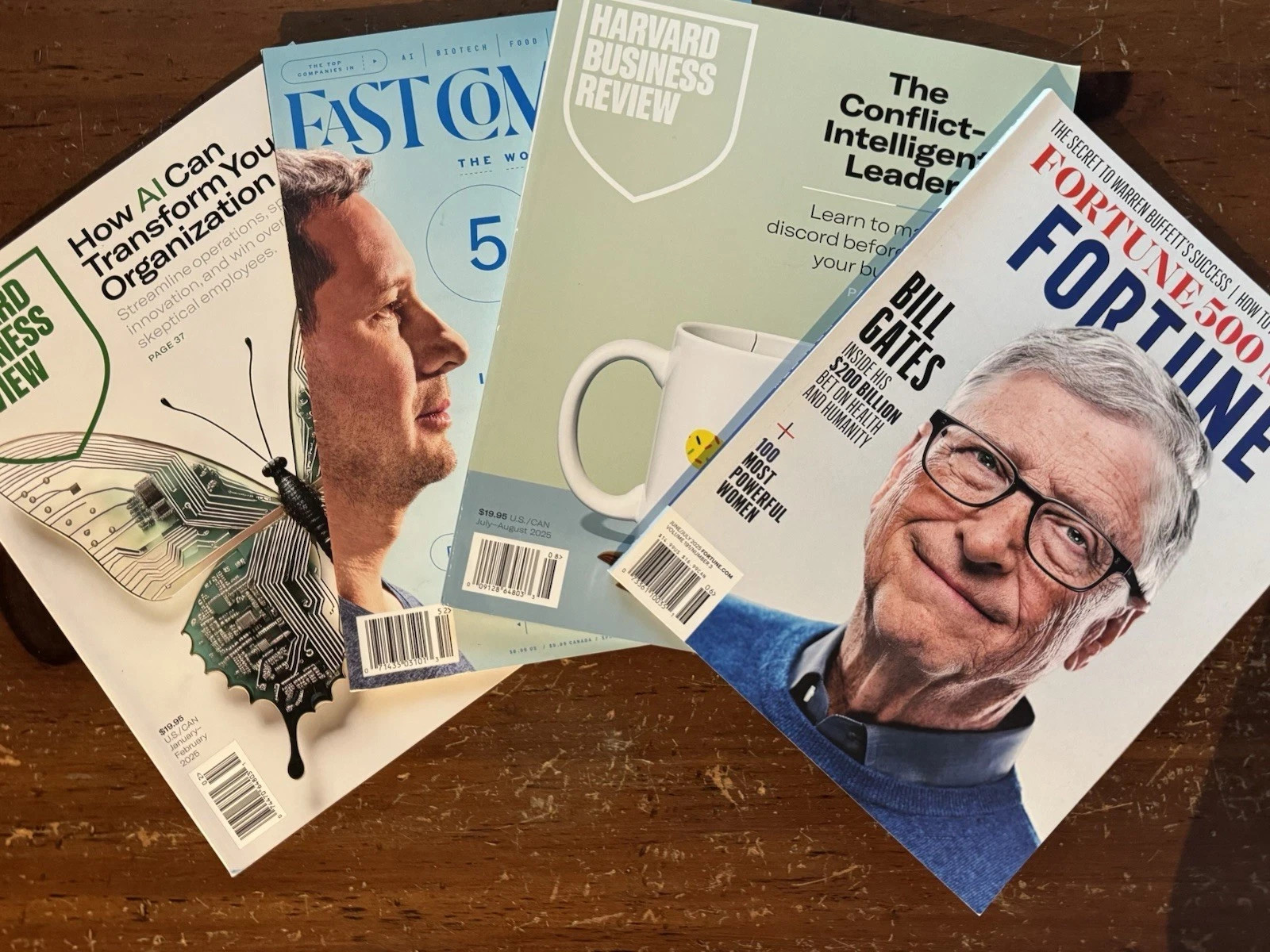 Harvard Business Review / Fortune / Fast Company / 4 Magazine Business Pack NEW