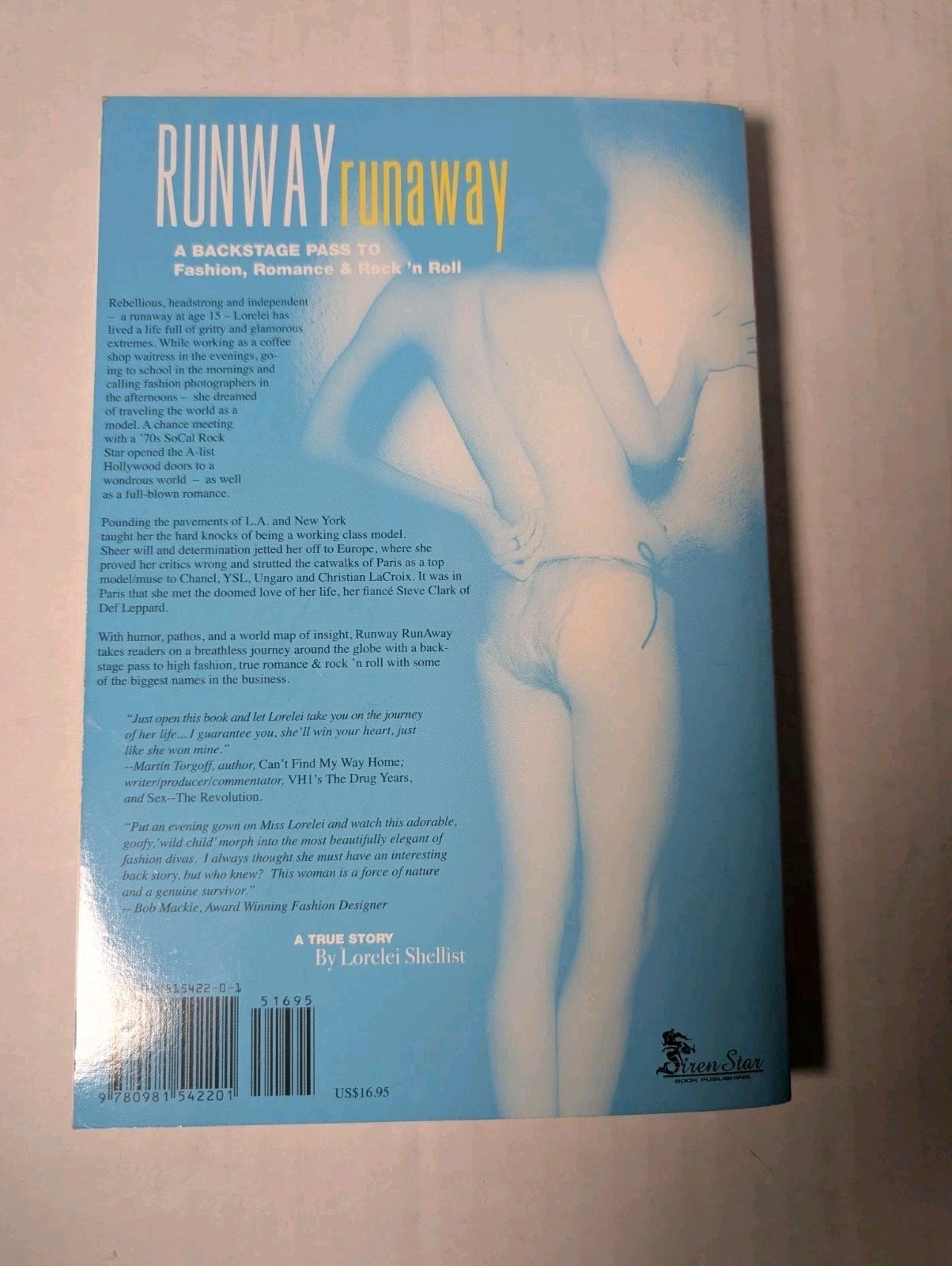 Runway Runaway by Lorelei Shellist (SIGNED, Trade Paperback, 2008)