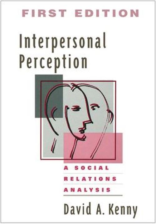 Interpersonal Perception : A Social Relations Analysis Hardcover