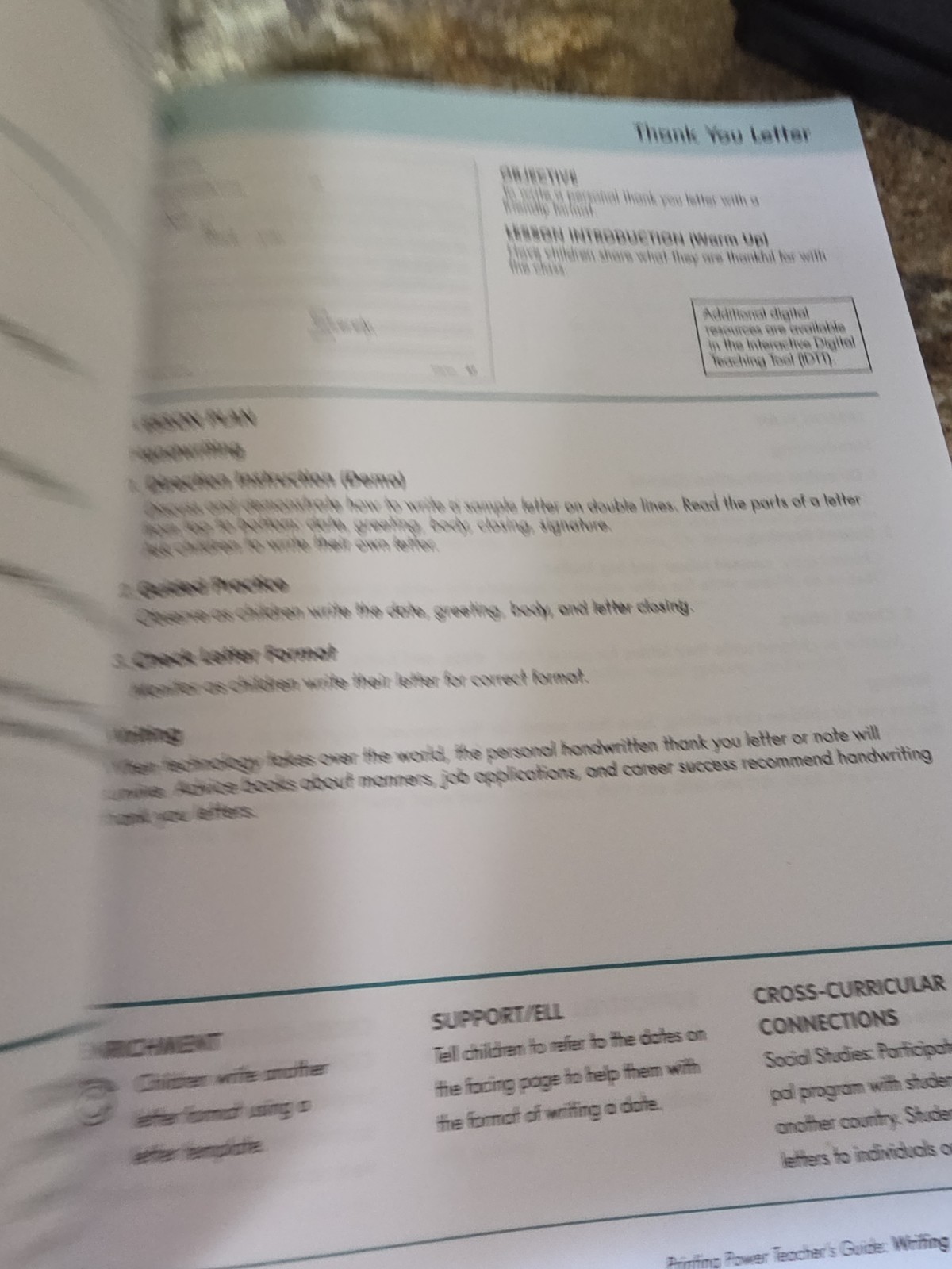 Learning Without Tears – Printing Power Teacher&rsquo;s Guide