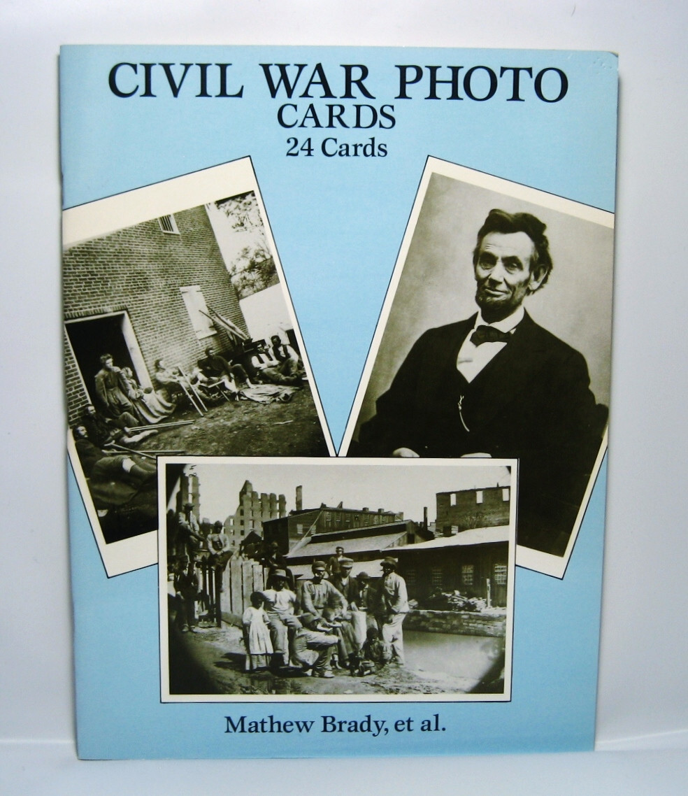 Civil War Matthew Brady Photo Cards 24 6&Prime; by 4.25&Prime; Cards Postcard Size LIKE NEW
