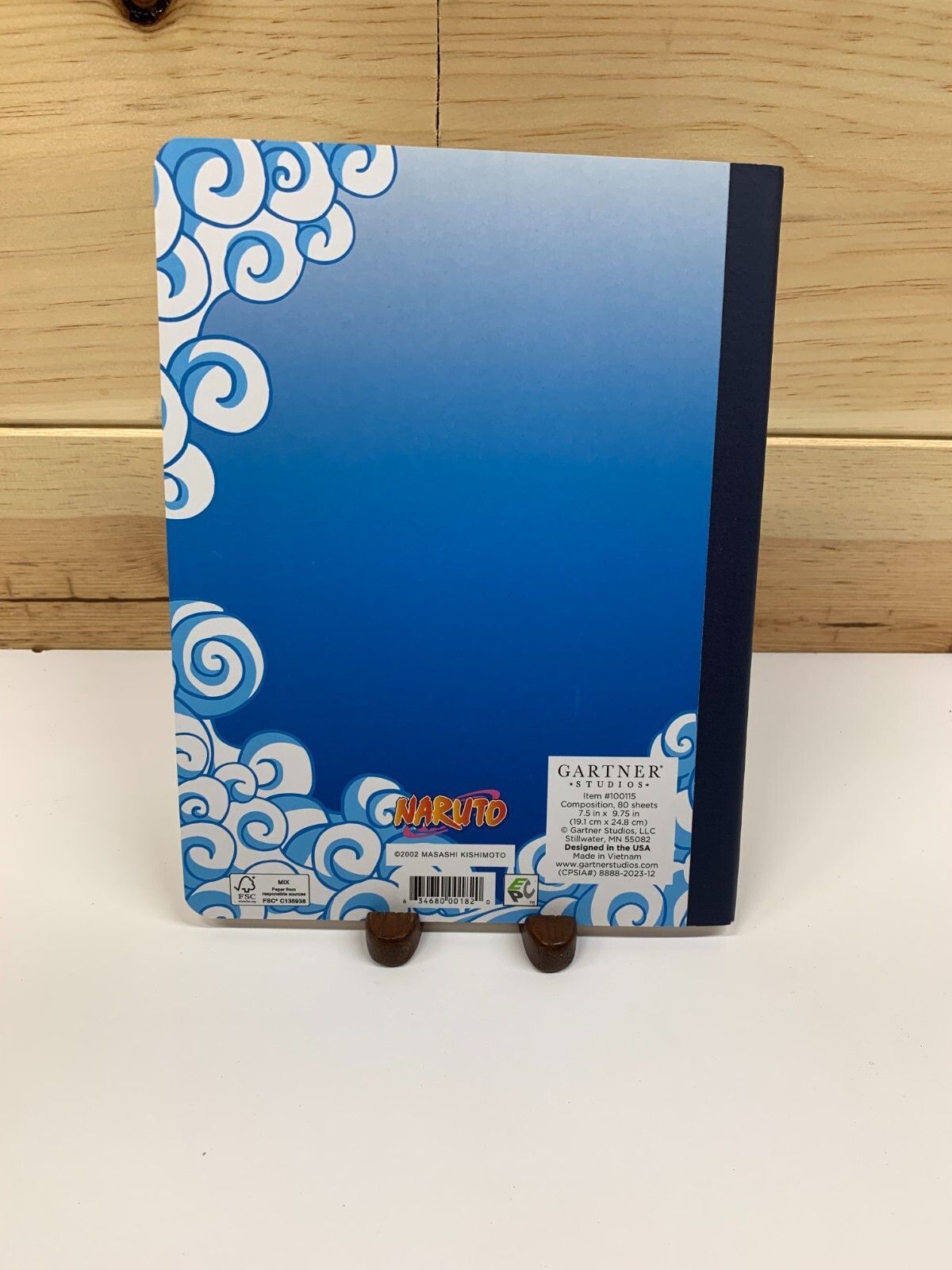 Naruto Composition Notebook Children&rsquo;s School Journal 80 Pages 7.5 in x 9.75 in