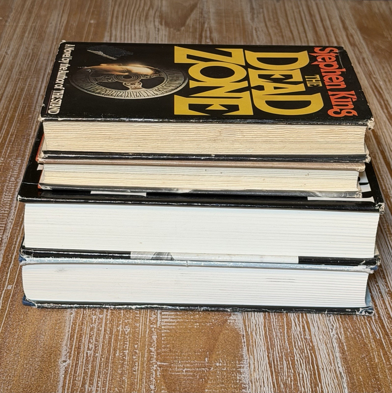 Stephen King Hardcover Book Lot (4) 1st E Cujo, Dead Zone, Skeleton Crew