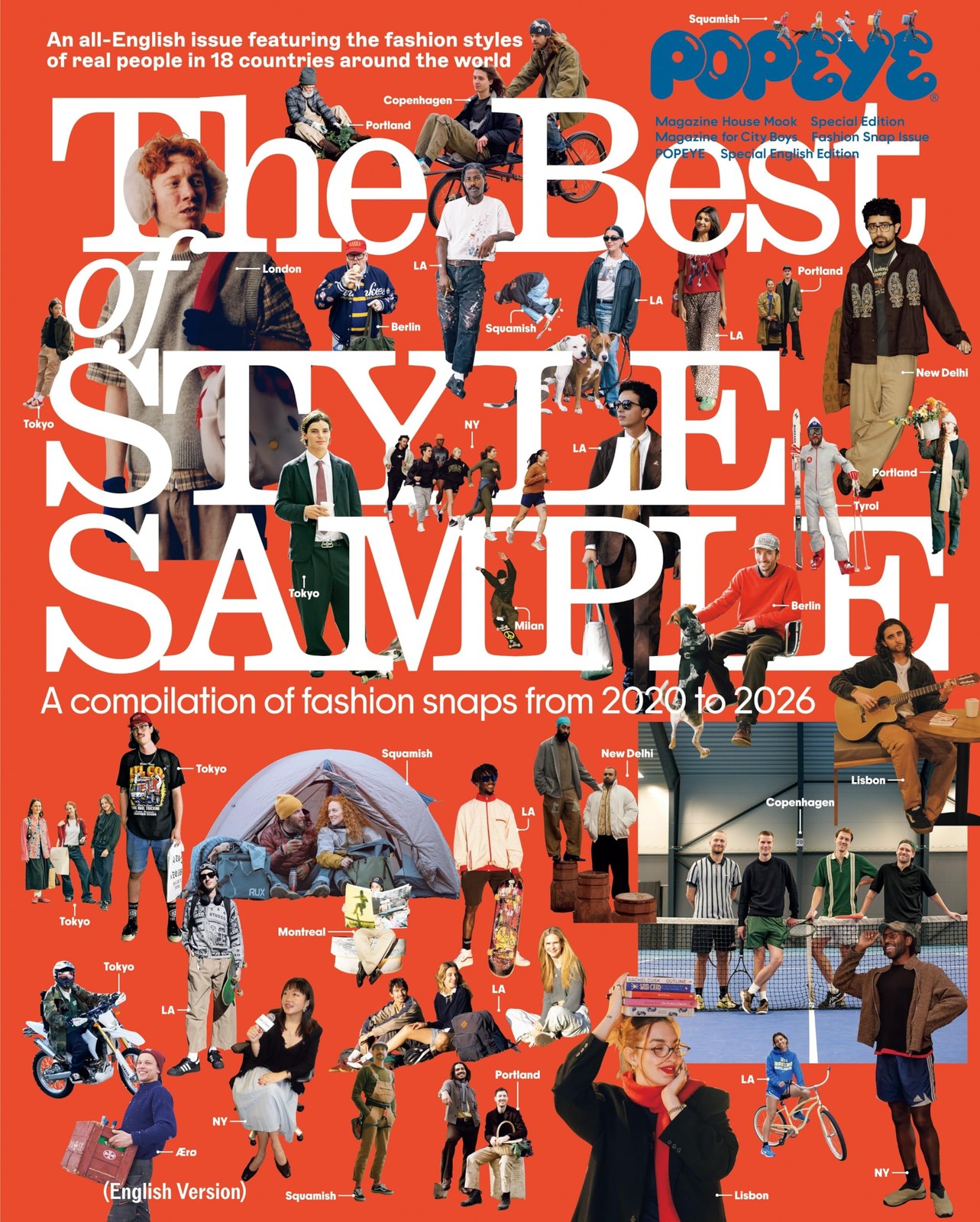 POPEYE Special English Edition The Best of STYLE SAMPLE Japan Magazine NEW