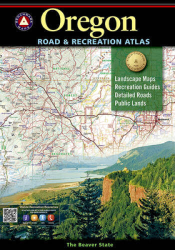 Oregon Benchmark Road Recreation Atlas – Paperback – VERY GOOD