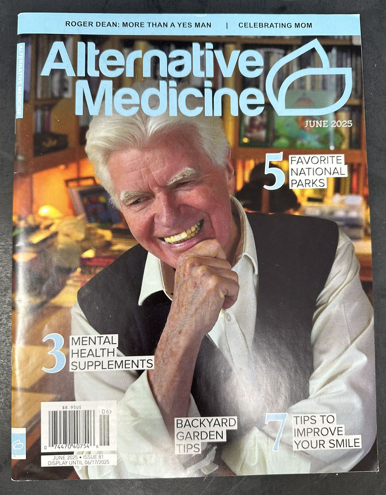 ALTERNATIVE MEDICINE MAGAZINE June 2025 Roger Dean Garden Mental Health Menopaus