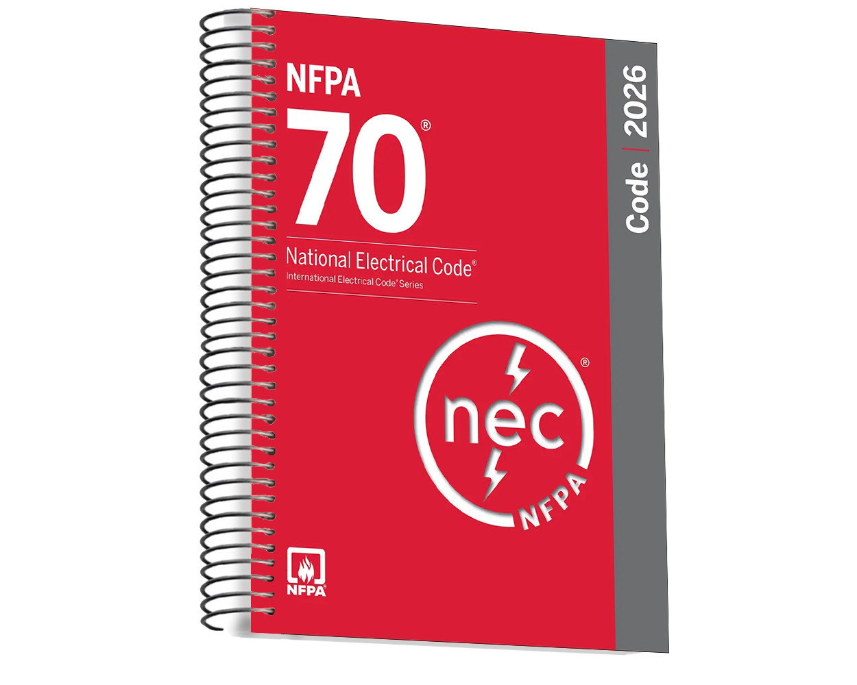 NFPA 70 2026 NEC Code Book + Ugly&rsquo;s Electrical Ref Spiral + Index TAB 2026