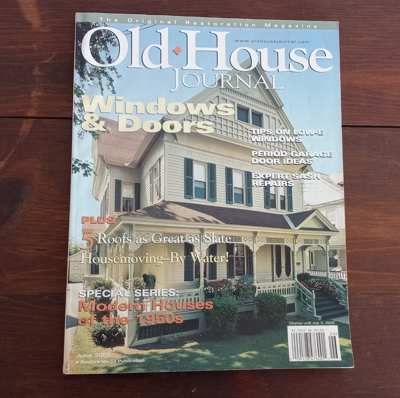 Old House Journal Magazine June 2005 EXCELLENT Condition 138 pages