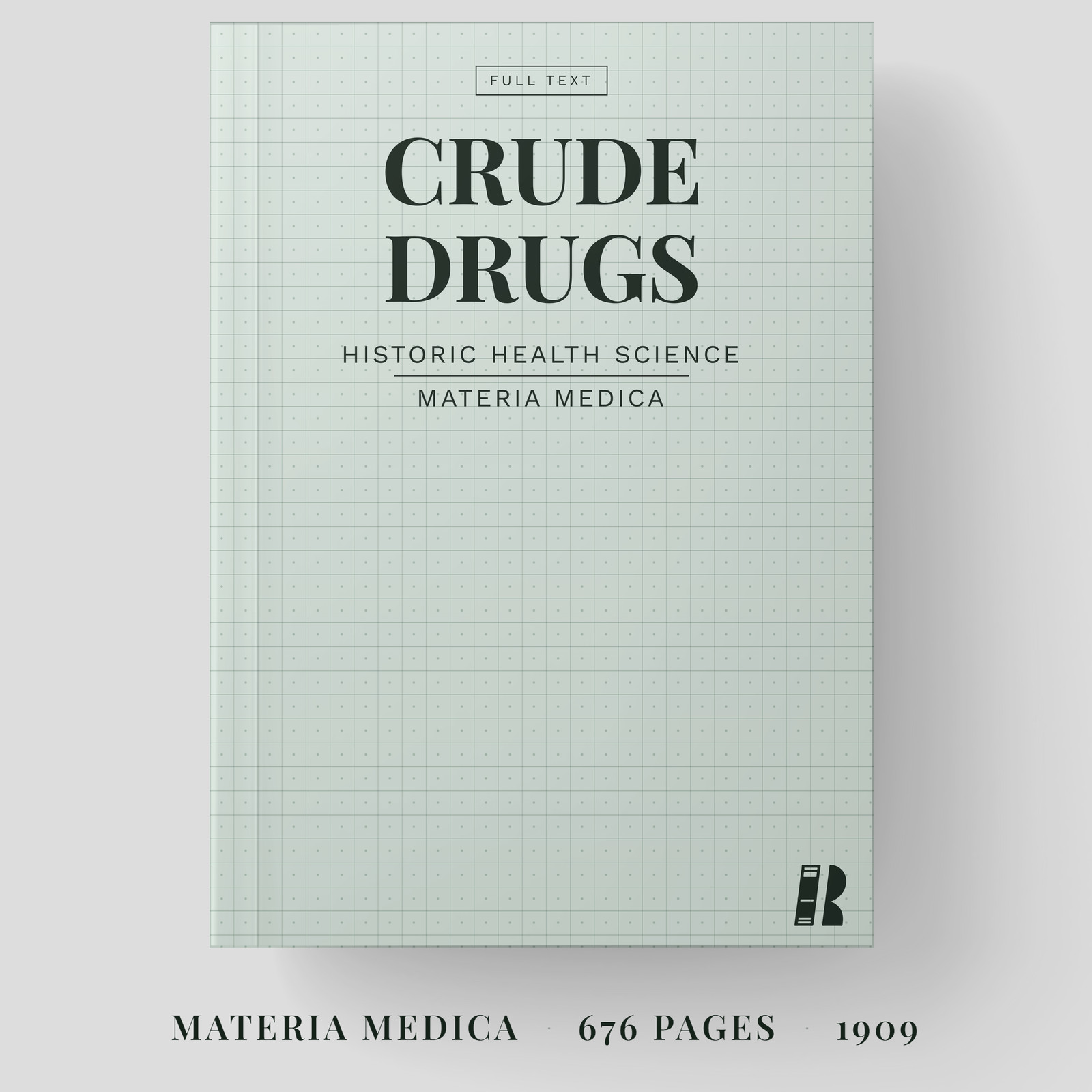 Text Book of Materia Medica Crude Drugs Reference USB DVD PDF