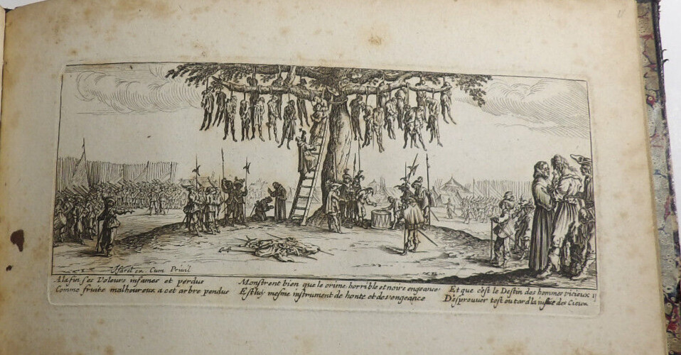 De Droeve Ellendigheden van den Oorlock Callot, Jacques 18 PLATES