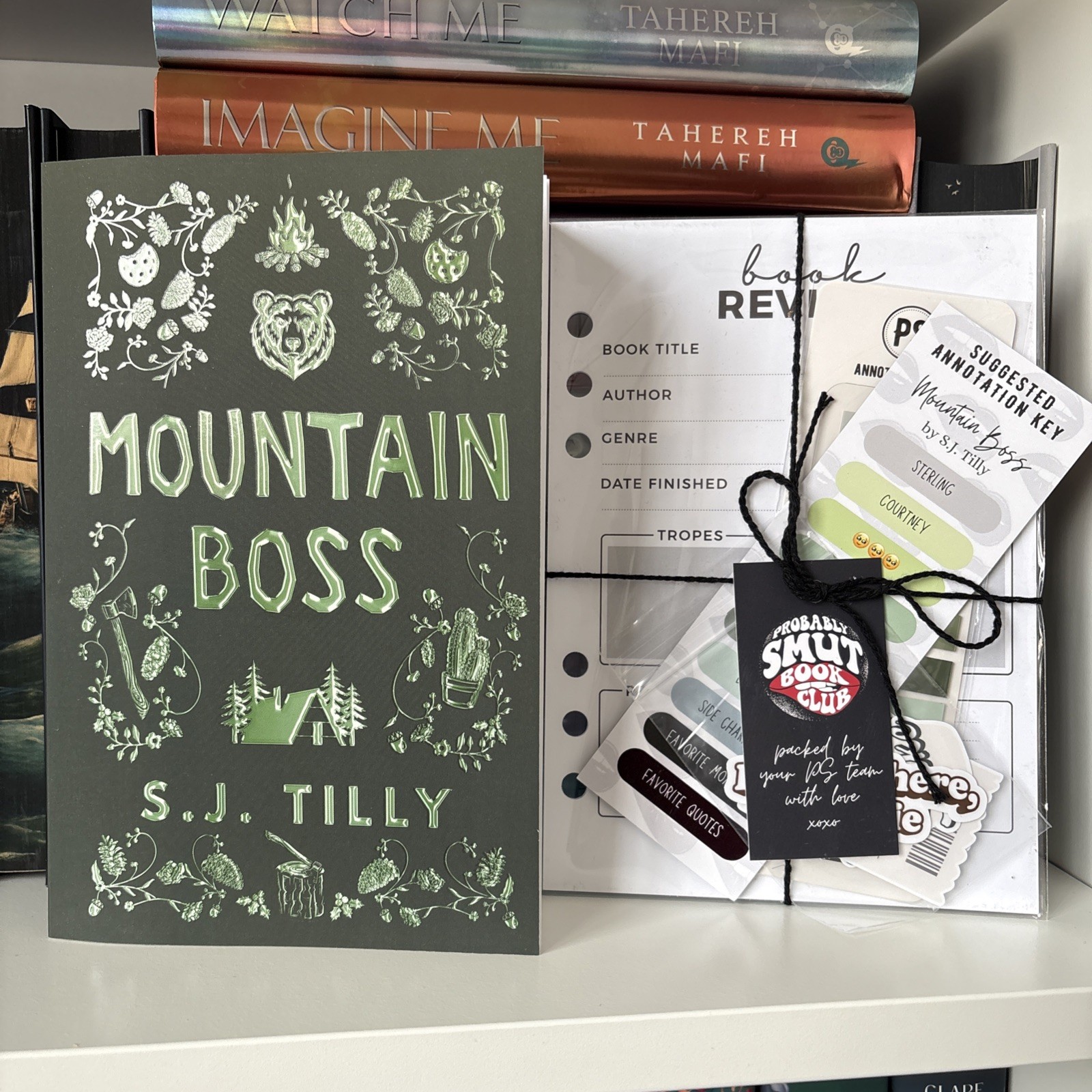 Mountain Boss by S.J. Tilly Probably Smut Book Box Special Edition Paperback
