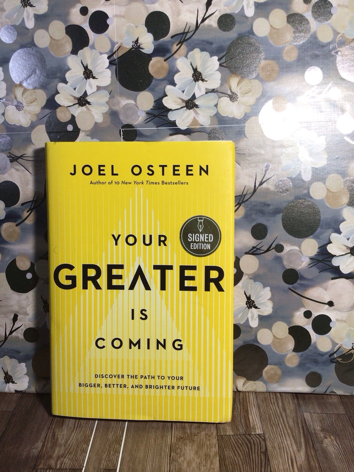 Joel Osteen Singed Copy Of Your Greater Is Coming Hardcover Brand New Excellent