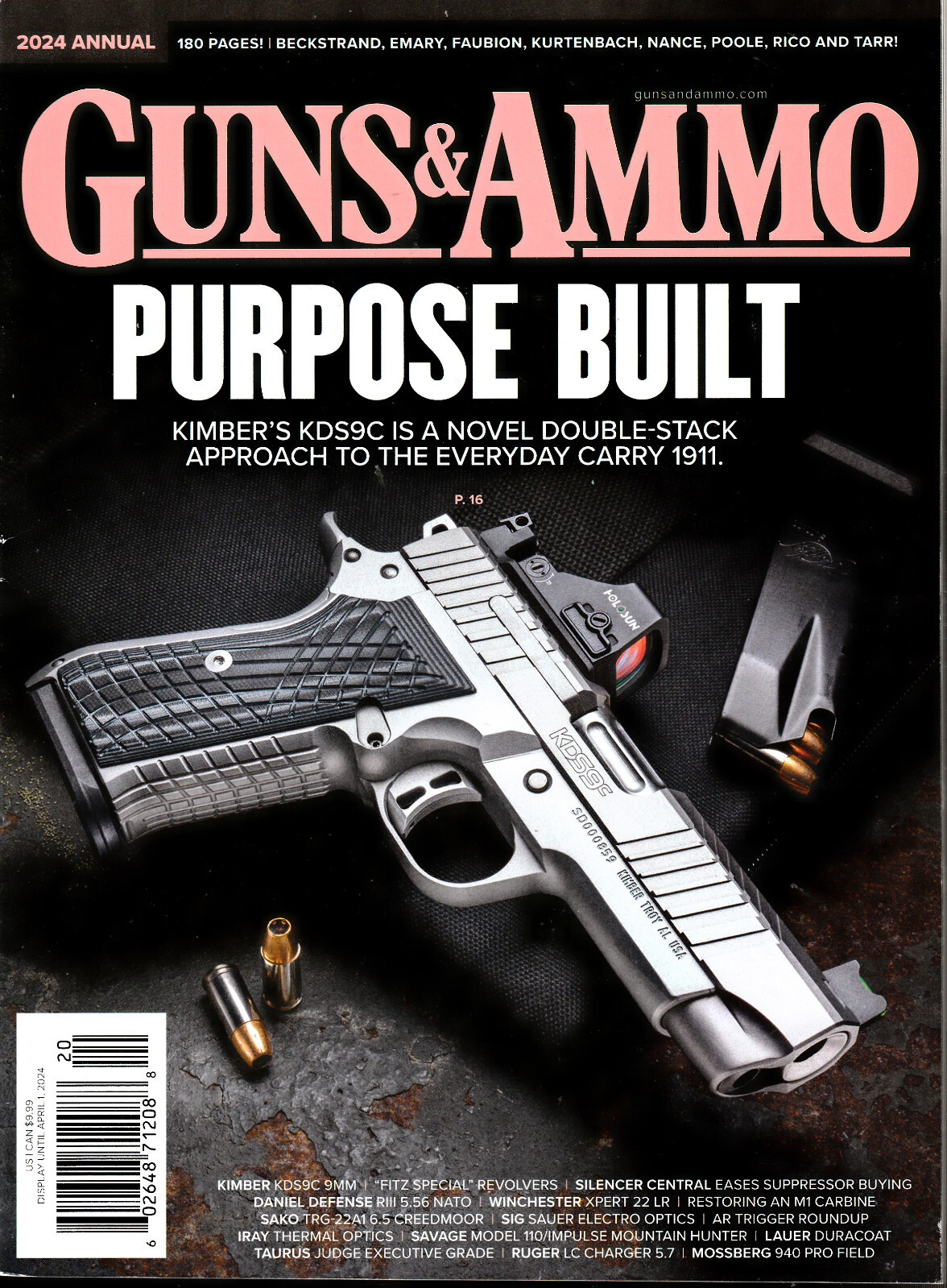 Guns & Ammo Magazine Purpose Built Issue, 2024 Annual ( 180 pages )