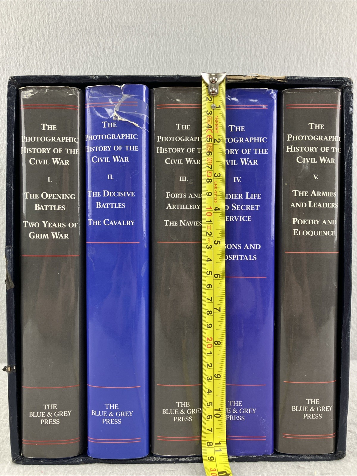 THE PHOTOGRAPHIC HISTORY OF THE CIVIL WAR 10 Vols in 5 Set Blue & Grey Press