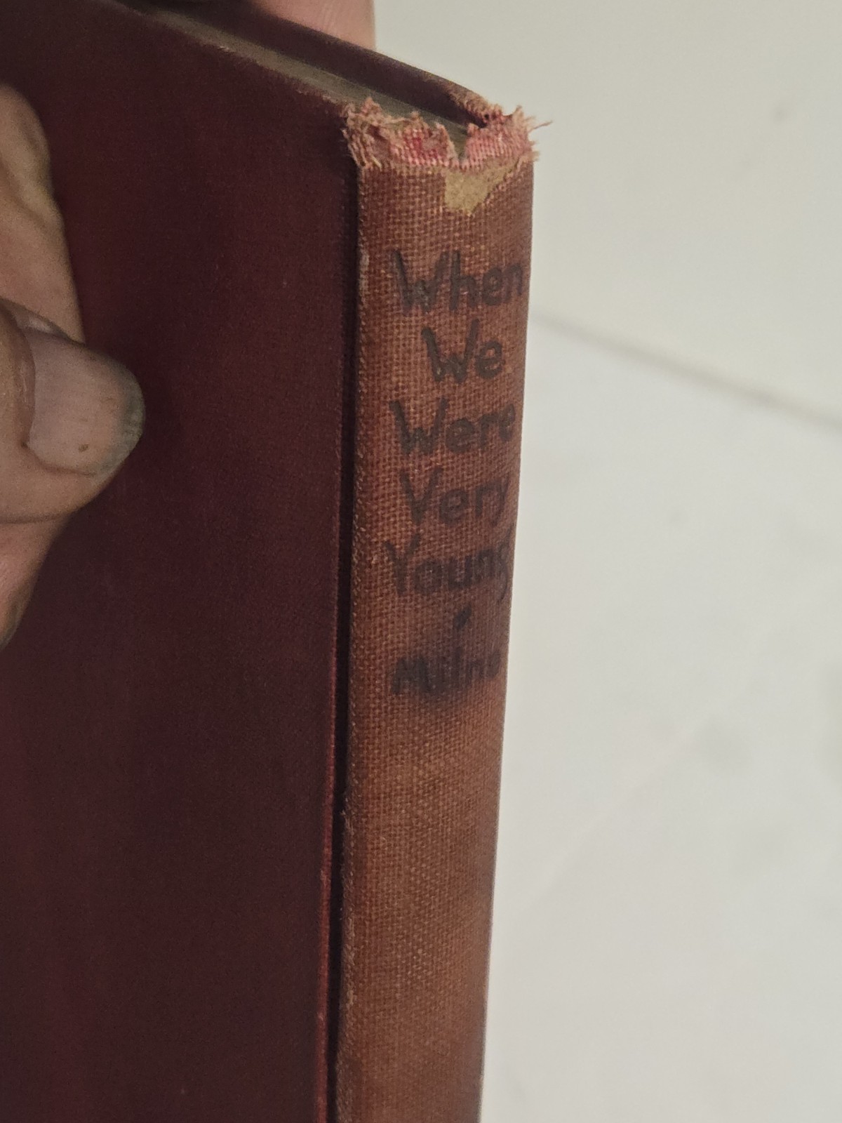 A. A. Milne When We Were Very Young Hardcover Illus E. P. Dutton English