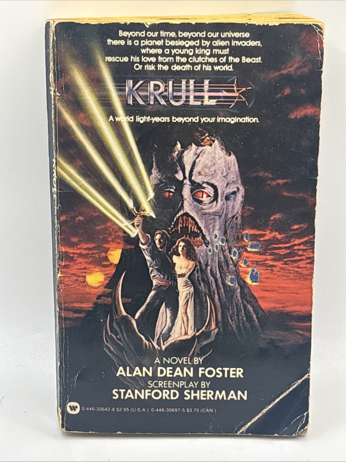 Vintage Sci-Fi Paperback: Krull by Alan Dean Foster 1983