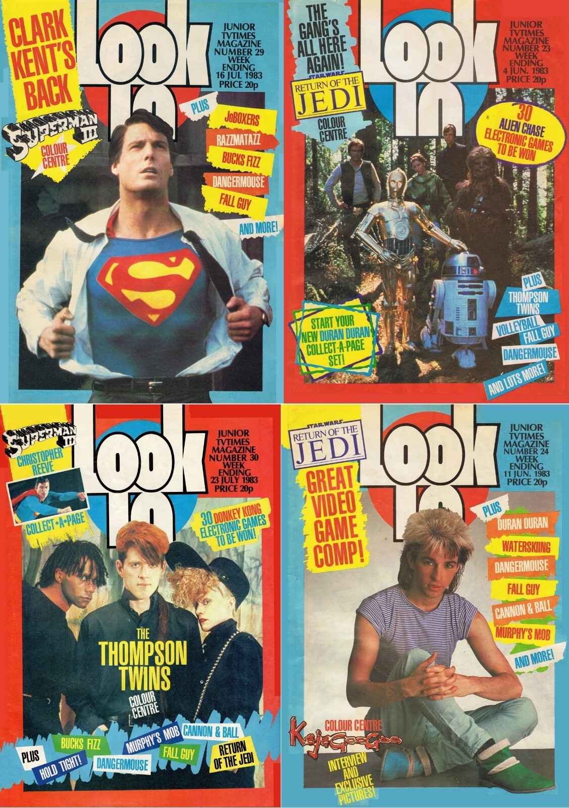 Look-In – United Kingdom Television Magazine V. 13 (1983) – 40 Old Issues on DVD