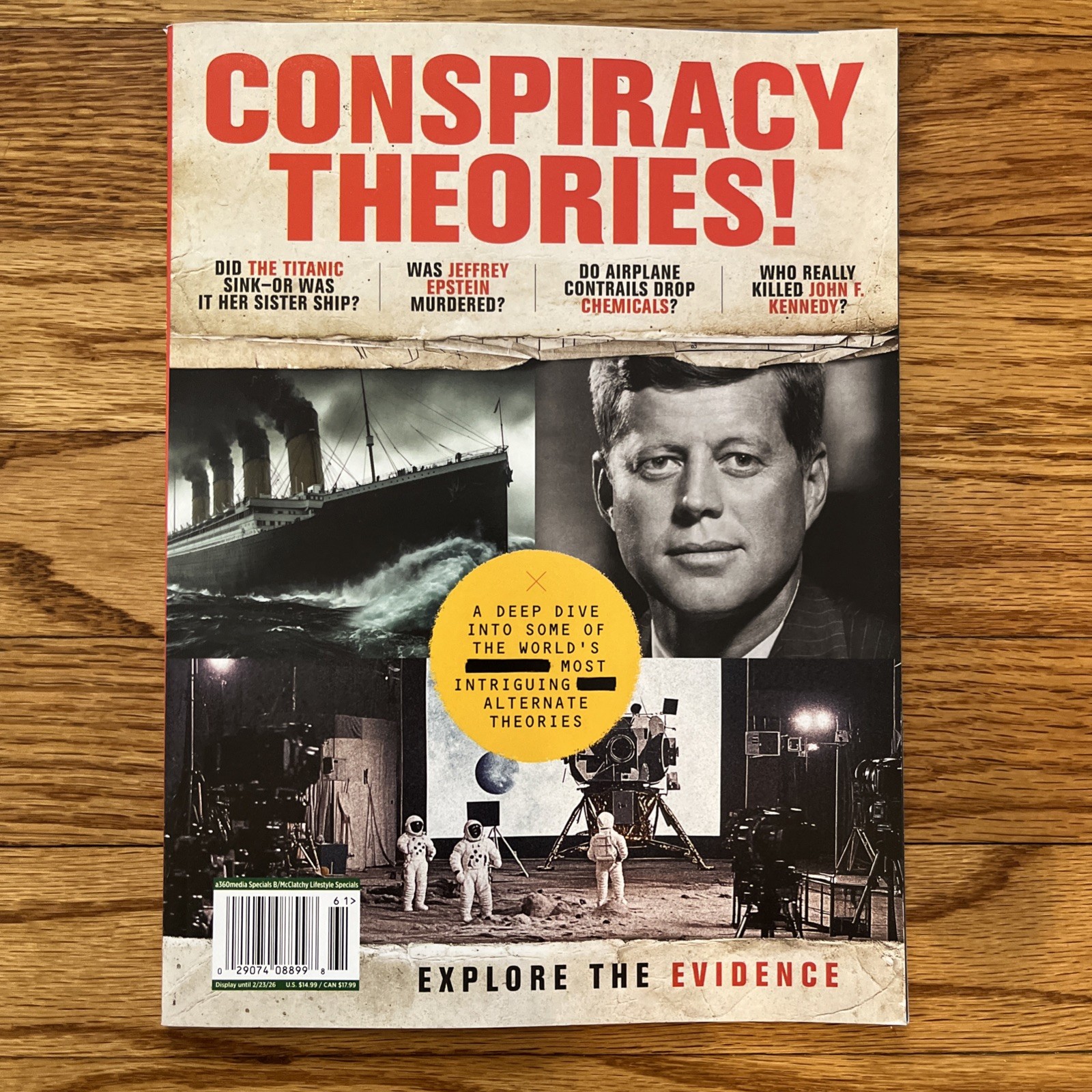 Conspiracy Theories! a360media 2025 Magazine JFK