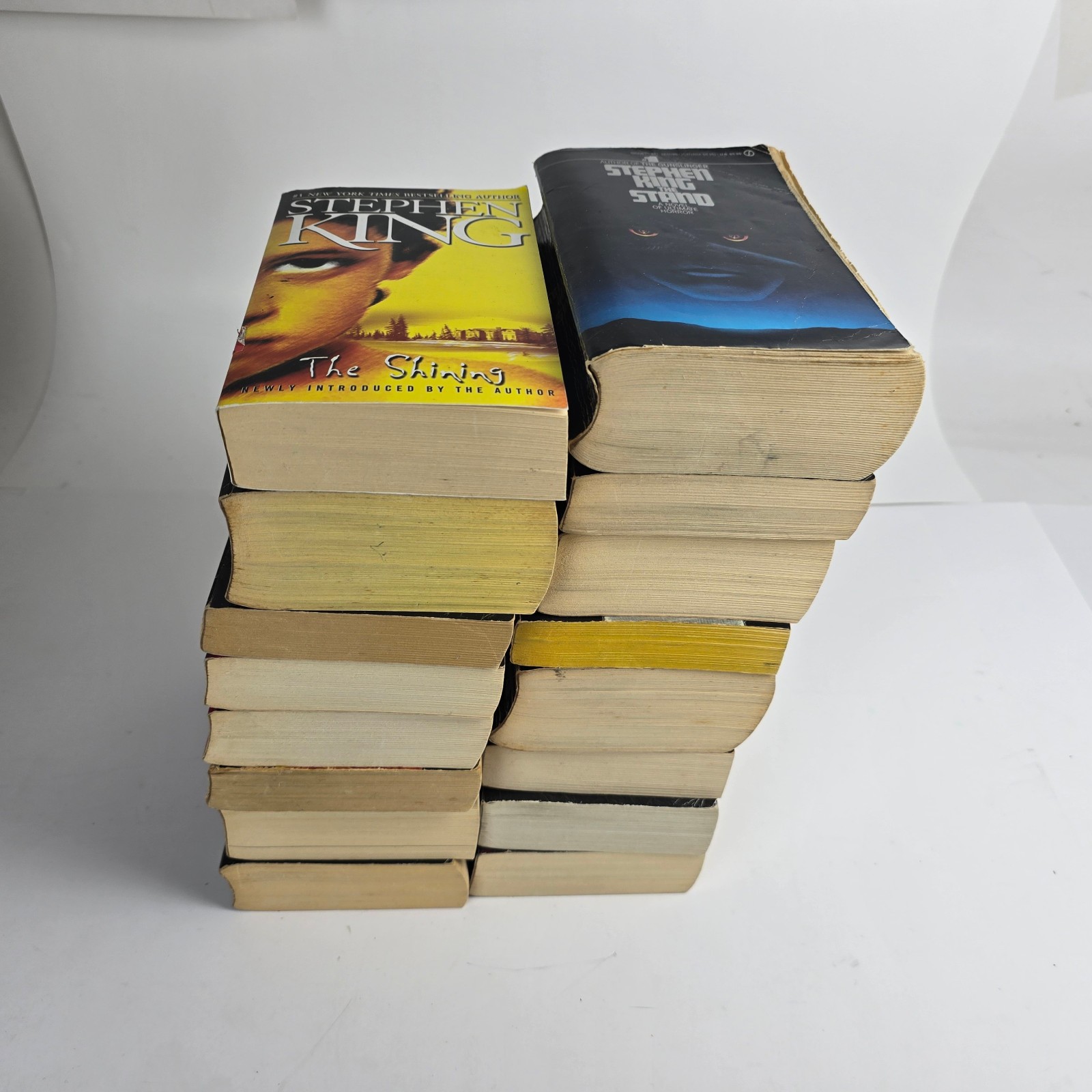 Stephen King Paperback Books Lot of 16 80s 90s 2000s Shining Stand Short Stories