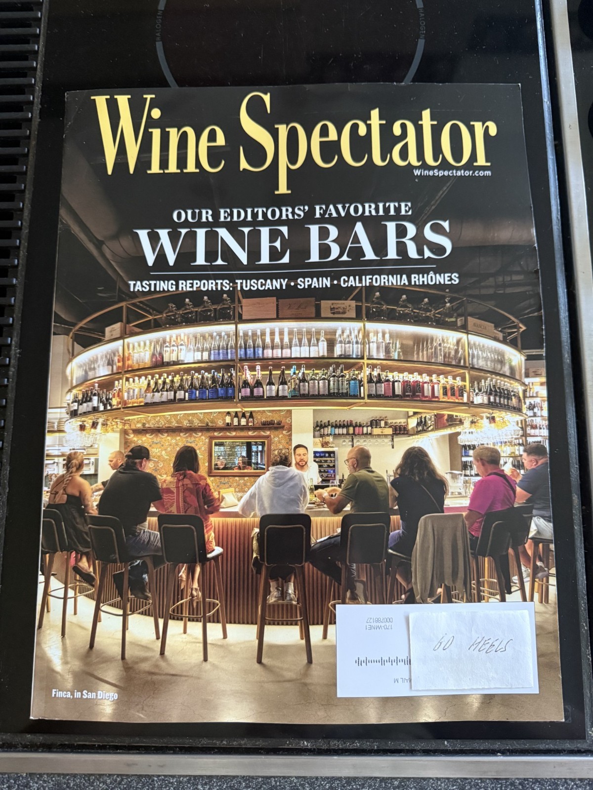 NEW WINE SPECTATOR MAGAZINE OCT 15 & 31, 2025 OUR EDITOR&rsquo;S FAVORITE WINE BARS