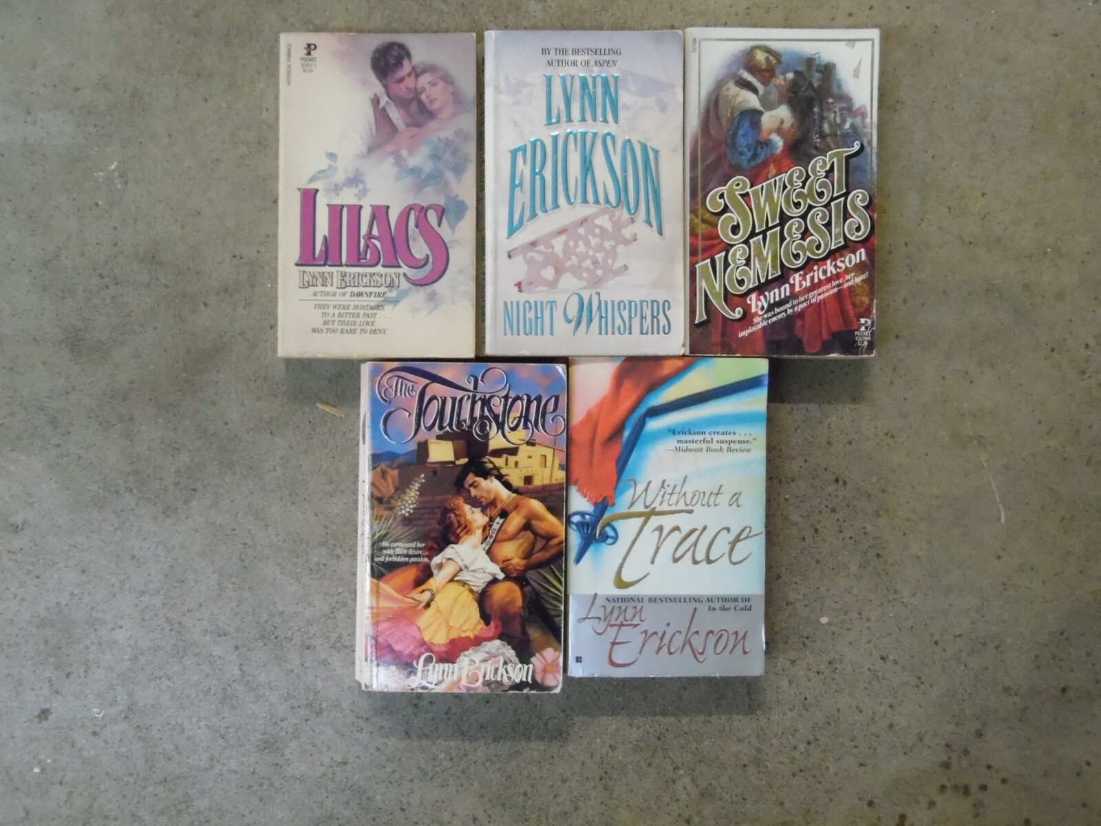Lot of 5 Lynn Erickson Romance Paperback Books