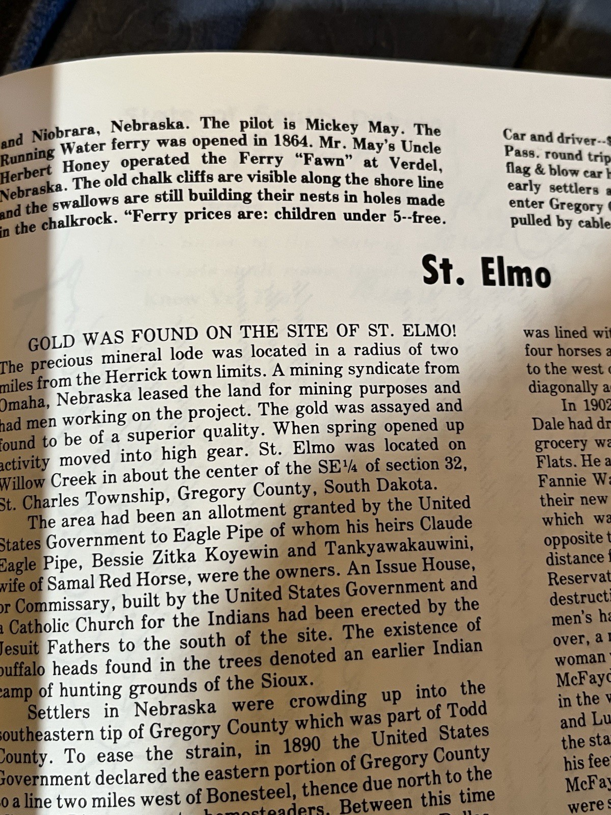 The Saga Of The Ponca Land By Adeline Gnirk St. Charles-Milk’s Camp South Dakota
