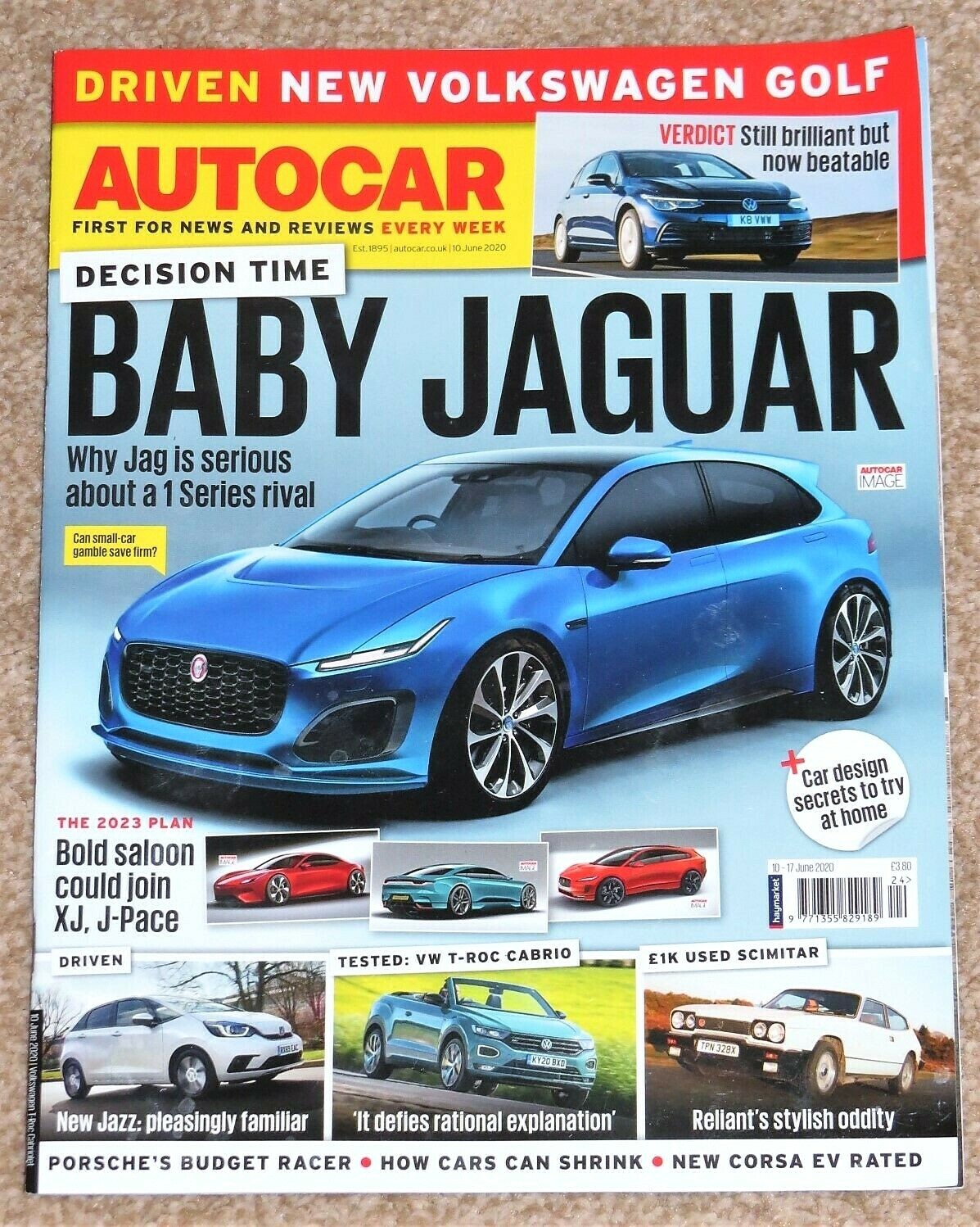 Autocar 10 June 2020 – CAYMAN GT4 CLUBSPORT – SCIMITAR GTE – WEST SURREY RACING