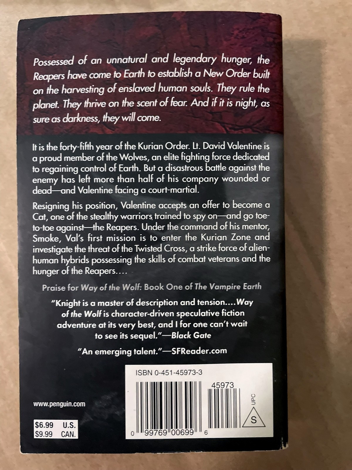 Choice Of The Cat: Book 2 of The Vampire Earth by E. E. Knight (PB, 2004)