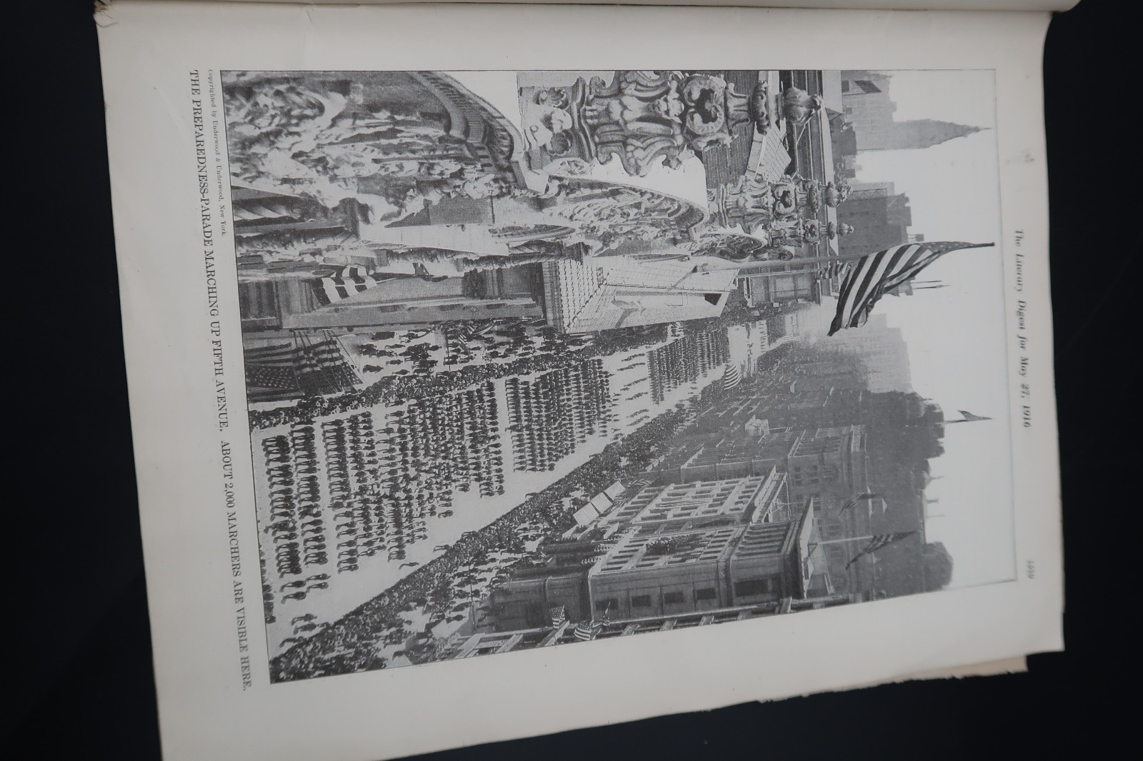 Antique Literary Digest May 27, 1916 Funk & Wagnalls Vol 53 #12 L.A Shafer Cover