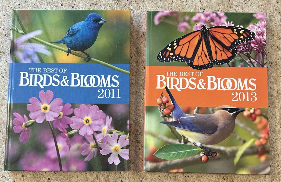 Birds & Blooms Hardcover Books (14 In All) The Best Of Annual Books