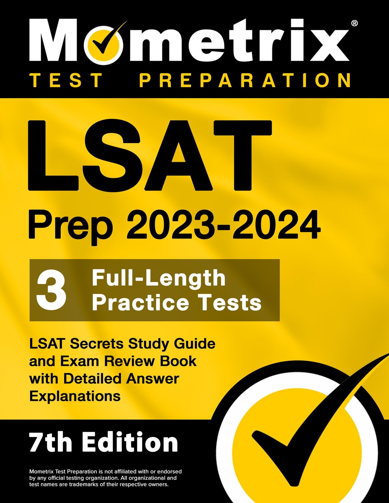 LSAT Prep 2023-2024 – 3 Full-Length Practice Tests, LSAT Secrets Study Guide…