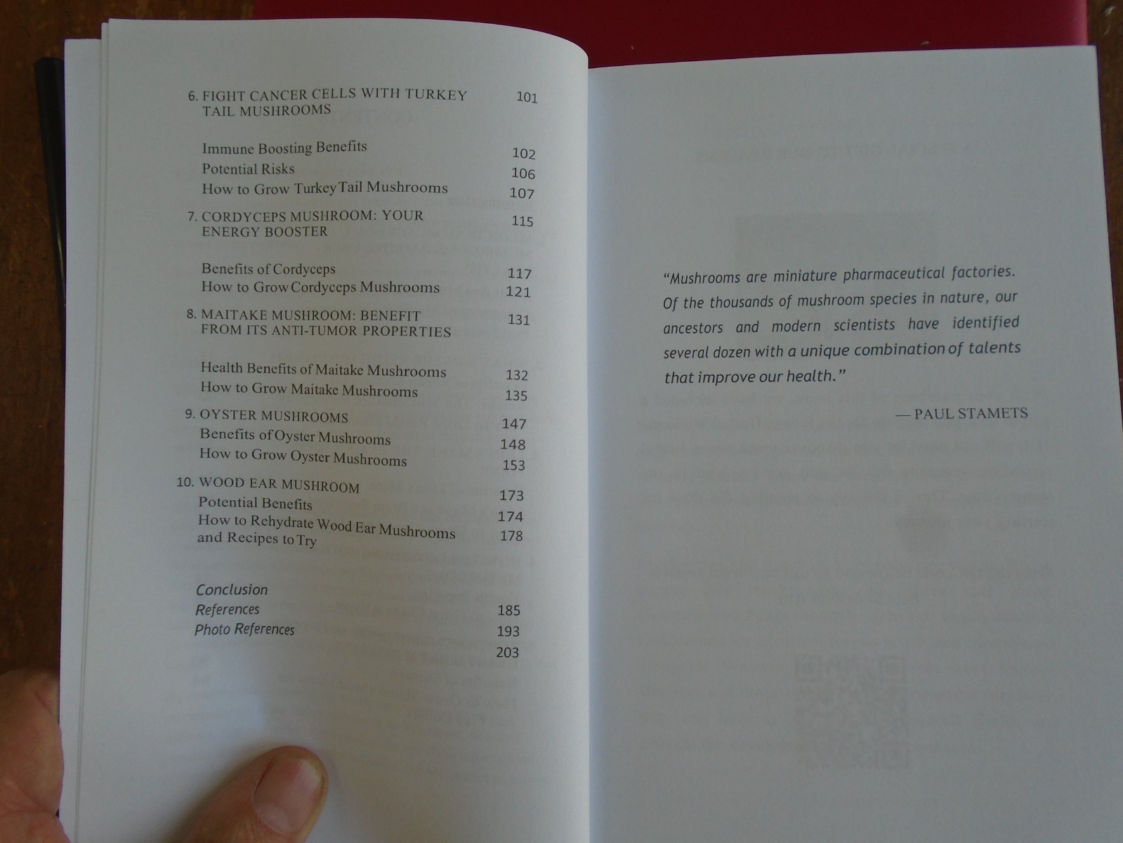 The Bible of Medicinal Mushrooms by J.P. Rae, 2022 1st Edition, 205 Pages