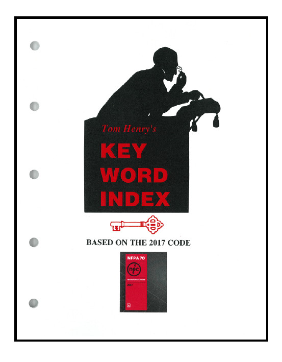 2017 NEC Key Word Index by Tom Henry (Softback NEC Edition)