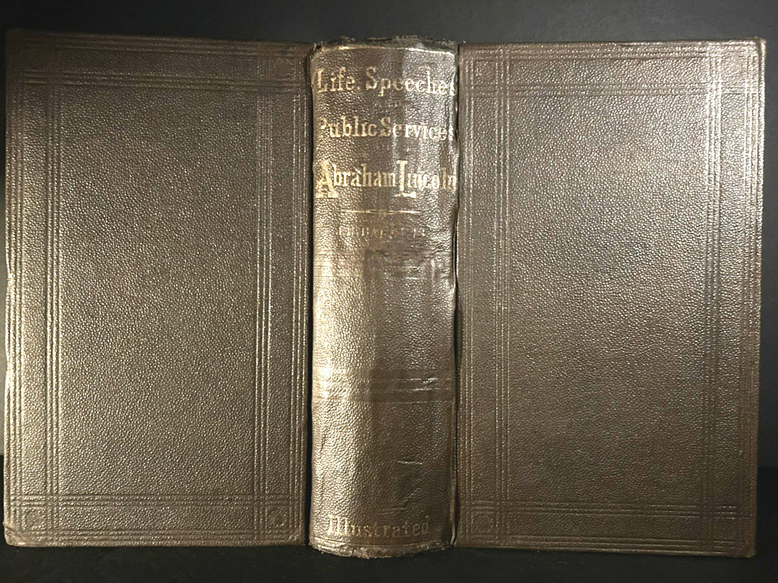 ABRAHAM LINCOLN by Barrett HISTORY Americana CIVIL WAR Slavery ILLUSTRATED 1865