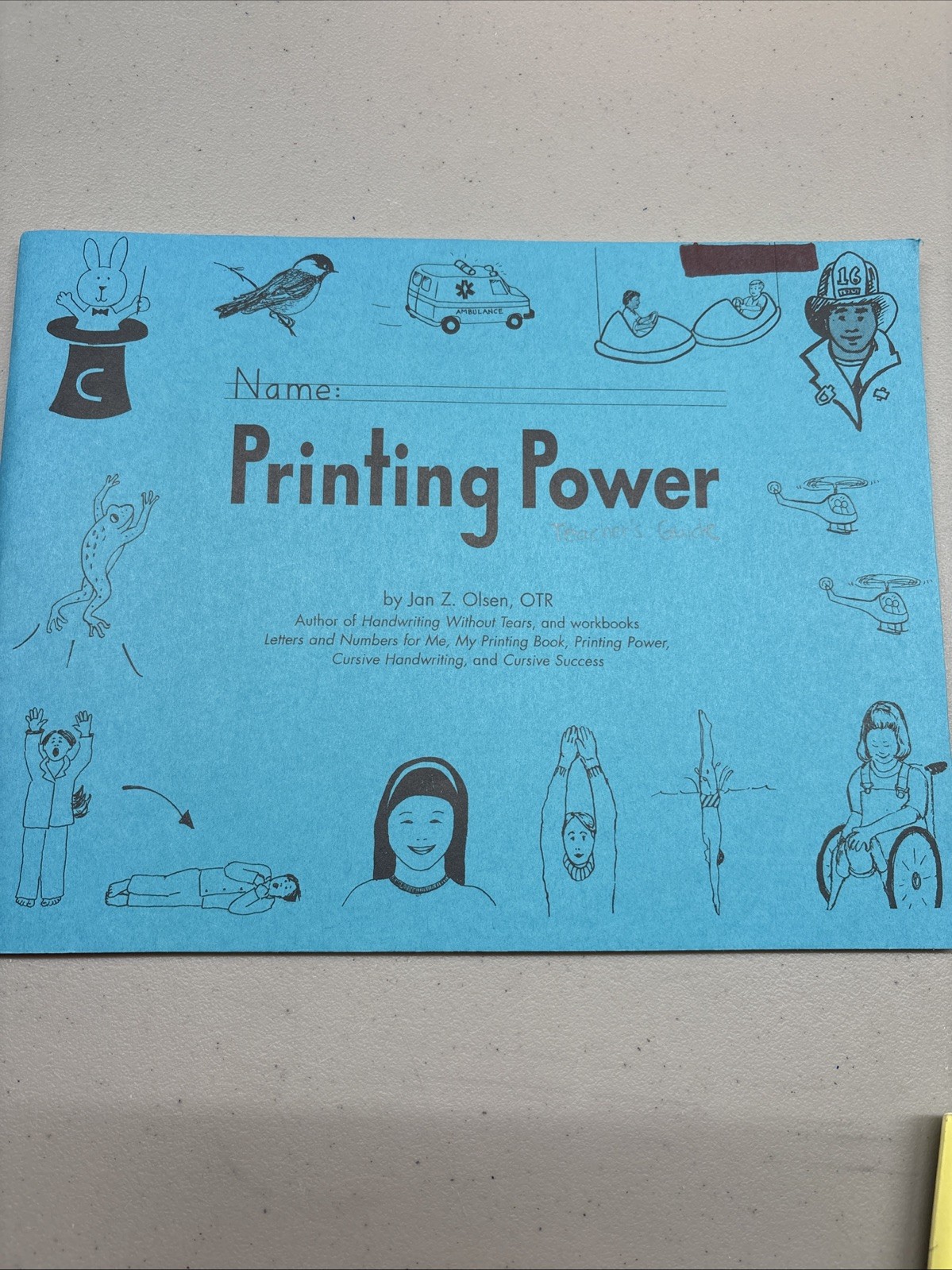 Lot Handwriting Without Tears Printing Power, Teacher’s Guide Grade 1 And 2 OBO