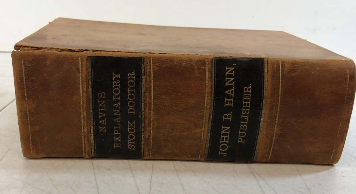 Veterinary practice; or, Explanatory Stock Doctor, Navin, 1884, E-94